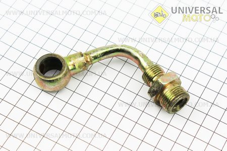 Маслопровід гідроциліндру (короткий) DongFeng 354/404 (304.40A.019). Китай (Запчастини на мінітрактор Донг Фенг / UM6151-V56)