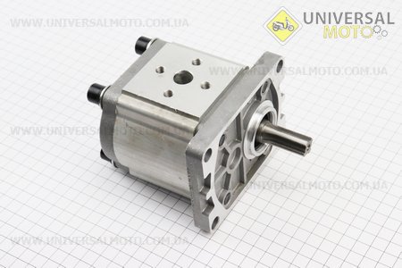 Насос шестерний - 314 лівий, бічний вихід, шліц (CBT-E314L). Китай (Запчастини на мототрактор / UM6151-V65)