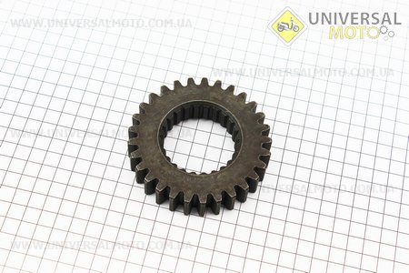 Шестерня 2 передачі проміжного валу КПП Z = 24/29 DongFeng 354/404 (300.37.140-1). Китай (Запчастини на мінітрактор Донг Фенг / UM6152-V21)