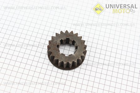 Шестерня 3 и 4 передачи подвижная КПП Z=8/21/18 Минитрактор DongFeng 354/404 (300.37.115-1). Китай (Минитрактор DongFeng / UM6152-V22)