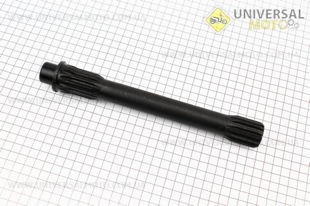 Вал переднего моста вертикальный длинной 254мм, Z=14/14 Минитрактор DongFeng (304.31.107-3). Китай (Минитрактор DongFeng / UM6152-V40)