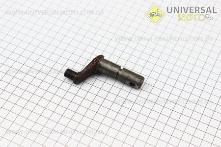 Валик вилки підвищеної / зниженої передачі з головкою DongFeng 240/244 (200.38.112). Китай (Запчастини на мінітрактор Донг Фенг / UM6152-V60)