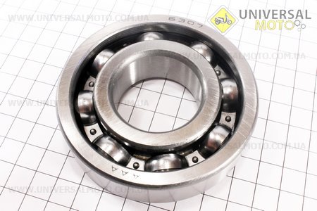 Подшипник шариковый 307 (6307) (35х80х21). Китай (Минитрактор DongFeng / UM6153-V10)