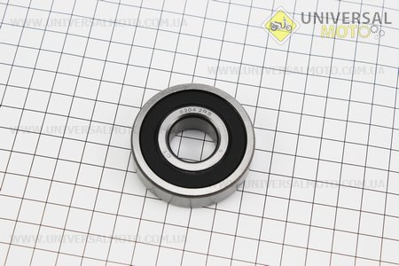 Подшипник шариковый 304 (6304-2RS) (20x52x15). Китай (Минитрактор DongFeng / UM6153-V18)