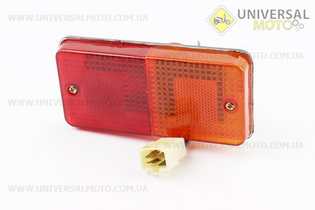 Ліхтар задній (стоп / поворот) DongFeng 240/244 Тип №1. Китай (Запчастини на мінітрактор Донг Фенг / UM6153-V27)