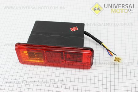 Ліхтар задній (стоп / поворот) DongFeng 240/244 Тип №3. Китай (Запчастини на мінітрактор Донг Фенг / UM6153-V56)