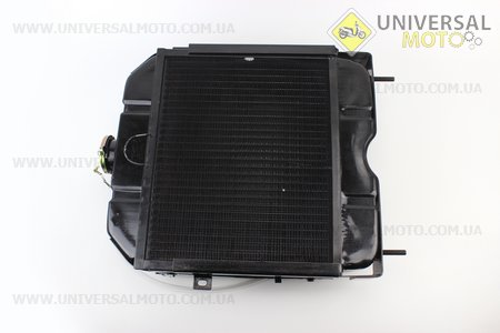 радіатор латуннийL-410; H-460; W-150мм DongFeng 244/240 (200.00.032). Китай (Запчастини на мінітрактор Донг Фенг / UM6153-V81)