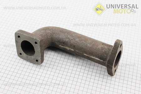 Колено глушителя DLH1100/DLH1105. Китай (Мотоблочный двигатель L190-12 / UM6160-V25)