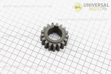 Шестерня коленвала Z=17, диаметром 25мм (8.04.106A). Китай (Мотоблочный двигатель L190-12 / UM6160-V77)