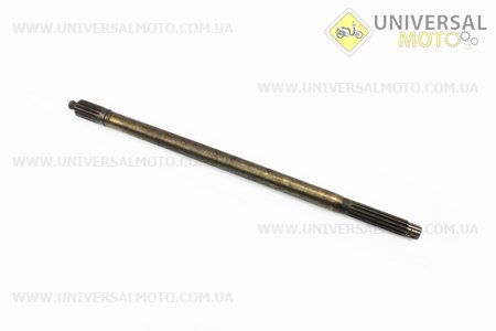 Вал зчеплення L = 480мм, Z = 12/15 Foton 244, ДТЗ 244, Jinma 244/264 (FT250.36.107). Китай (Запчастини на мінітрактор Foton / UM6170-V12)