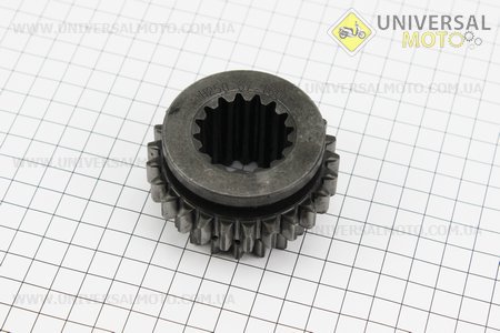 Шестерня 1 і 2 передачі Z = 19/25 Foton 244, ДТЗ 244, Jinma 244/264. Китай (Запчастини на мінітрактор Foton / UM6170-V87)