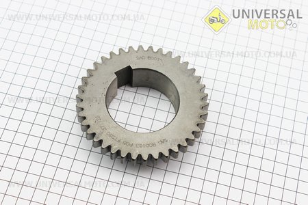 Шестерня 2 передачі Z = 38 Foton 244, ДТЗ 244, Jinma 244/264. Китай (Запчастини на мінітрактор Foton / UM6170-V89)