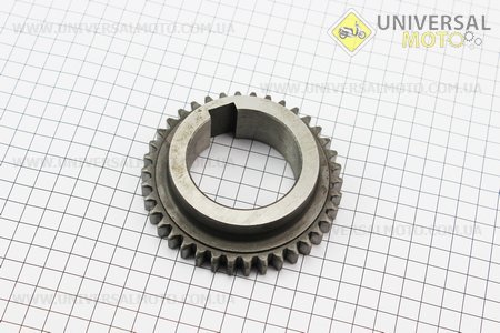 Шестерня 2 передачі Z = 38 Foton 244, ДТЗ 244, Jinma 244/264. Китай (Запчастини на мінітрактор Foton / UM6170-V89)