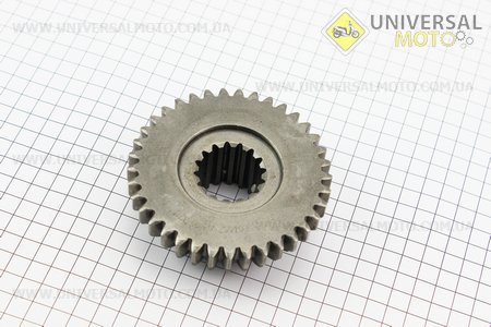 Шестерня 3 и 4 передачи подвижная Z=16/32/37 Foton 244, Jinma 244/264. Китай (Минитрактор Foton и Минитрактор Jinma / UM6170-V93)