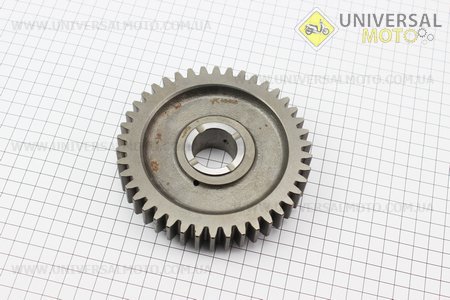 Шестерня відома валу відбору потужності Z = 32/42 Foton 244, ДТЗ 244, Jinma 244/264. Китай (Запчастини на мінітрактор Foton / UM6170-V95)
