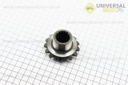 Шестерня диференціалу переднього мосту Z = 15/15 Foton 244, ДТЗ 244, Jinma 244/264. Китай (Запчастини на мінітрактор Foton / UM6170-V98)
