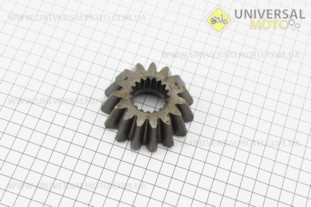 Шестерня переднього мосту коса Z = 15/18 Foton 244, ДТЗ 244, Jinma 244/264. Китай (Запчастини на мінітрактор Foton / UM6171-V04)