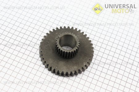 Шестерня приводна роздавальної коробки Z = 28/40 Foton 244, ДТЗ 244, Jinma 244/264. Китай (Запчастини на мінітрактор Foton / UM6171-V11)