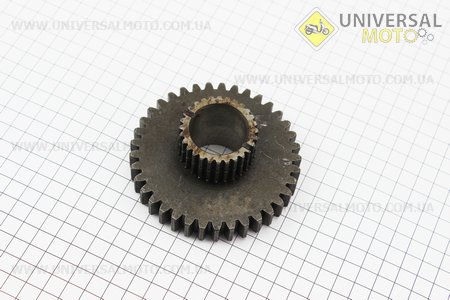 Шестерня роздавальної коробки відома Z = 37/28 Foton 244, Jinma 244/264. Китай (Запчастини на мінітрактор Foton / UM6171-V13)