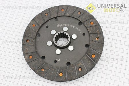 Диск зчеплення основної Foton 240/244 (250.21B.017). Китай (Запчастини на мінітрактор Foton / UM6171-V37)