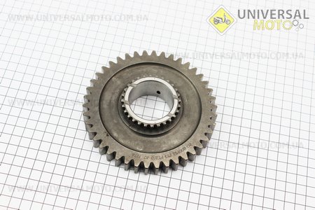 Шестерня 4 передачі ведуча Z = 28/42 Foton 354/404 (FT300.37.117a). Китай (Запчастини на мінітрактор Foton / UM6171-V67)