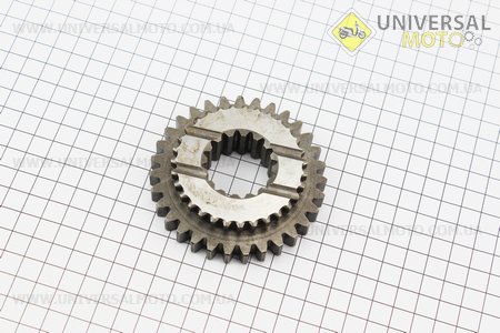 Шестерня човниково-реверсивна Z = 31/31 ТЕ250.361D-05. Китай (Запчастини на мінітрактор Foton / UM6171-V71)