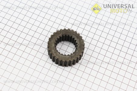 Шестерня муфти 1 і 2 передачі Z = 28/22 Foton 354/404. Китай (Запчастини на мінітрактор Foton / UM6171-V74)