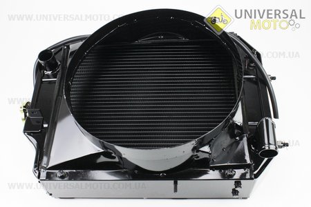 Радіатор L-400; H-550; W-200мм Foton 244, Jinma 244 (TE250.13B.1). Китай (Запчастини на мінітрактор Foton / UM6172-V41)