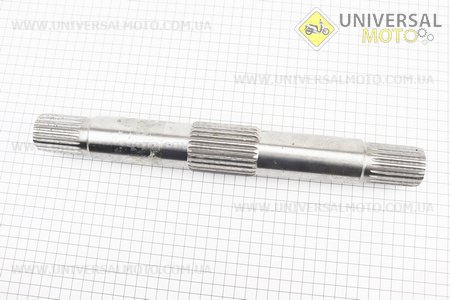 Вал подъемника внутренний под шлиц длинной 340мм, Z=27/31/27 Xingtai 120/220. Китай (Минитрактор Xingtai / UM6180-V09)