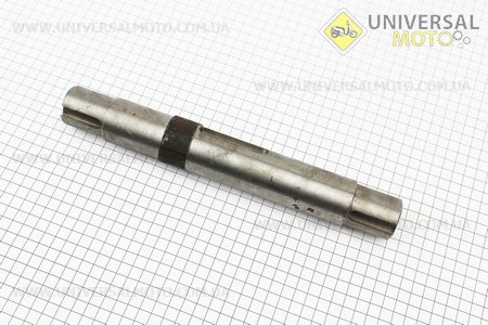 Вал підйомнику під шпонку L = 297мм Xingtai 120 (14.55.309). Китай (Запчастини на мінітрактор Xingtai / UM6180-V10)