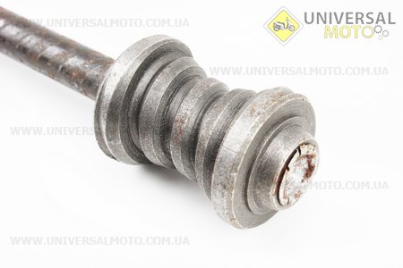 Вал рульового механізму з черв'яком нового зразку L = 563мм Xingtai 120/220. Китай (Запчастини на мінітрактор Xingtai / UM6180-V11)