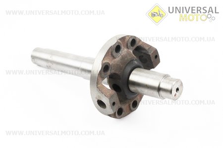 Корпус диференціалу з валом нового зразку Xingtai 120-224 (10Т.37.306-2 + 16.37.148). Китай (Запчастини на мінітрактор Xingtai / UM6180-V33)