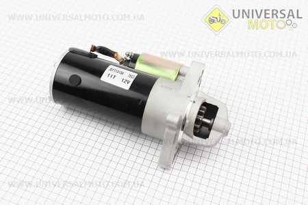 Стартер электрический Z=11, 12V, посадка диаметром 75мм Xingtai 120-160. Китай (Минитрактор Xingtai / UM6180-V78)