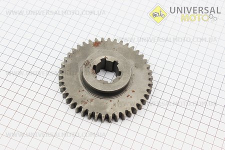 Шестерня 1 і R передачі рухуа Z = 6/42 Xingtai 120/220 (16.37.137). Китай (Запчастини на мінітрактор Xingtai / UM6180-V97)