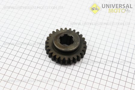 Шестерня приводу масляного насосу Z = 6/26 Xingtai 120/220 (14D.54.203). Китай (Запчастини на мінітрактор Xingtai / UM6181-V20)