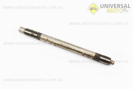 Вал зчеплення L = 320мм, Z = 6/6 Xingtai 120 (10T.21.102-1). Китай (Запчастини на мінітрактор Xingtai / UM6181-V28)