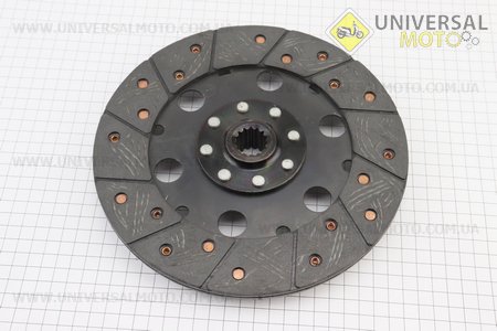 Диск зчеплення D=200мм, d=24мм, Z=15 Xingtai 240/244. Китай (Запчастини на мінітрактор Xingtai / UM6181-V39)