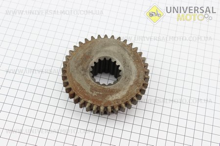 Шестерня 2 і 3 передачі Z = 37/29/16 Xingtai 240/244 (180.37.320). Китай (Запчастини на мінітрактор Xingtai / UM6181-V97)