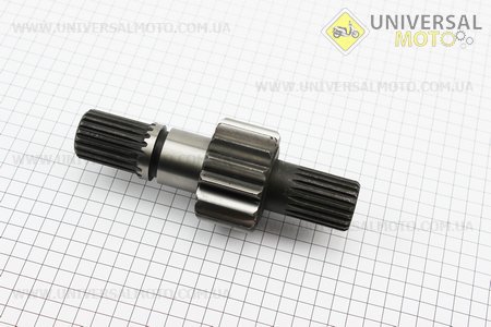 Шестерня L = 170мм, Z = 20/15/20 Xingtai 224/244 (150.37.209). Китай (Запчастини на мінітрактор Xingtai / UM6181-V98)