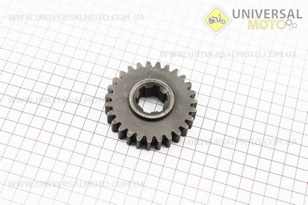 Шестерня 1 передачі Z = 27/6 Xingtai 120 (16.37.305). Китай (Запчастини на мінітрактор Xingtai / UM6182-V07)