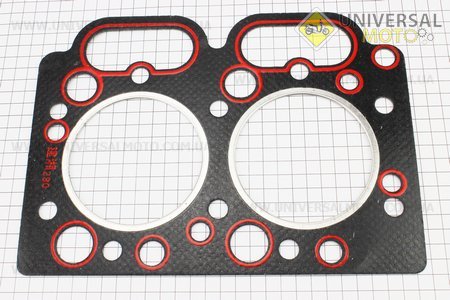 Прокладка головки циліндра під поршень d-90мм TY290 Xingtai 180 (TTY290-02-140-1). Китай (Запчастини на мінітрактор Xingtai / UM6182-V65)