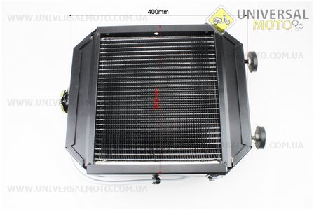 РадіаторL-350; H-400; W-90мм TY290 Xingtai 180. Китай (Запчастини на мінітрактор Xingtai / UM6182-V66)