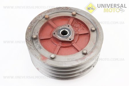 Зчеплення в зборі (велика вилка вичавлюючи) Xingtai 24B, Shifeng 244, Taishan 24. Китай (Запчастини на мінітрактор Xingtai / UM6190-V40)