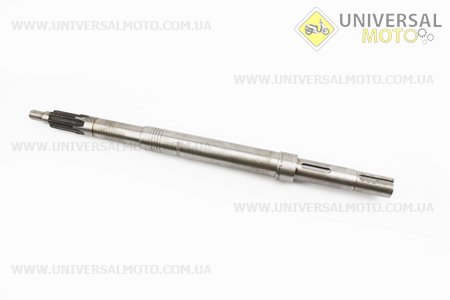 Вал первинний КПП L = 540мм, Z = 6 Xingtai 24B, Shifeng 244, Taishan 24 (12.37.105). Китай (Запчастини на мінітрактор Xingtai / UM6190-V57)