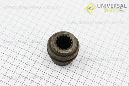 Муфта включення валу відбору потужності L = 43мм, Z = 15 Jinma 200/204/240/244 (160.37.149). Китай (Запчастини на мінітрактор Jinma / UM6200-V71)