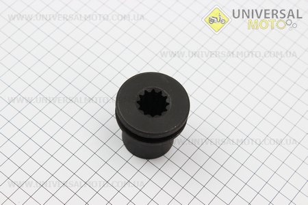 Муфта шліцьова валу переднього мосту Z = 12 Jinma 200/204/240/244. Китай (Запчастини на мінітрактор Jinma / UM6200-V76)