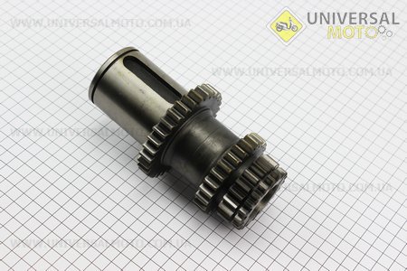 Шестерня 3 і 4 передачі КПП L = 155мм, Z = 20/26/31 Jinma 200/204/240/244 (220.37.106). Китай (Запчастини на мінітрактор Jinma / UM6201-V36)