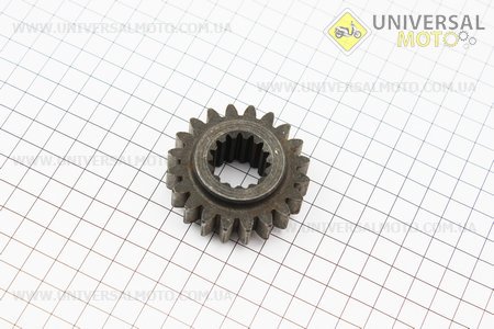 Шестерня валу відбору потужності Z = 15/20 Jinma 200/204/240/244 (184.37.403-1). Китай (Запчастини на мінітрактор Jinma / UM6201-V39)