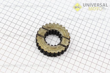 Шестерня валу відбору потужності Z = 16/26 Jinma 200/204/240/244 (184.37.435). Китай (Запчастини на мінітрактор Jinma / UM6201-V40)