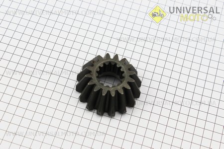 Шестерня коническая горизонтального вала переднего моста Z=16 Jinma 200/204/240/244 (184.31.102). Китай (Минитрактор Jinma / UM6201-V56)